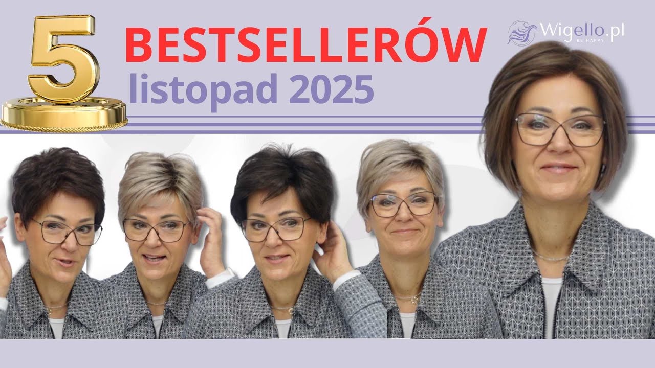 TOP 5 Najlepiej Sprzedających Się Peruk w LISTOPADZIE 2025 | Bestsellerowe Peruki Syntetyczne