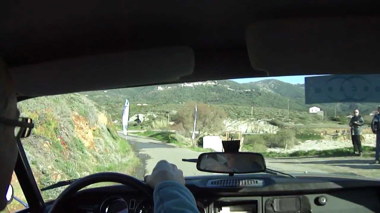 Caméra Embarquée DS à papa montée historique du Cap Corse 2013