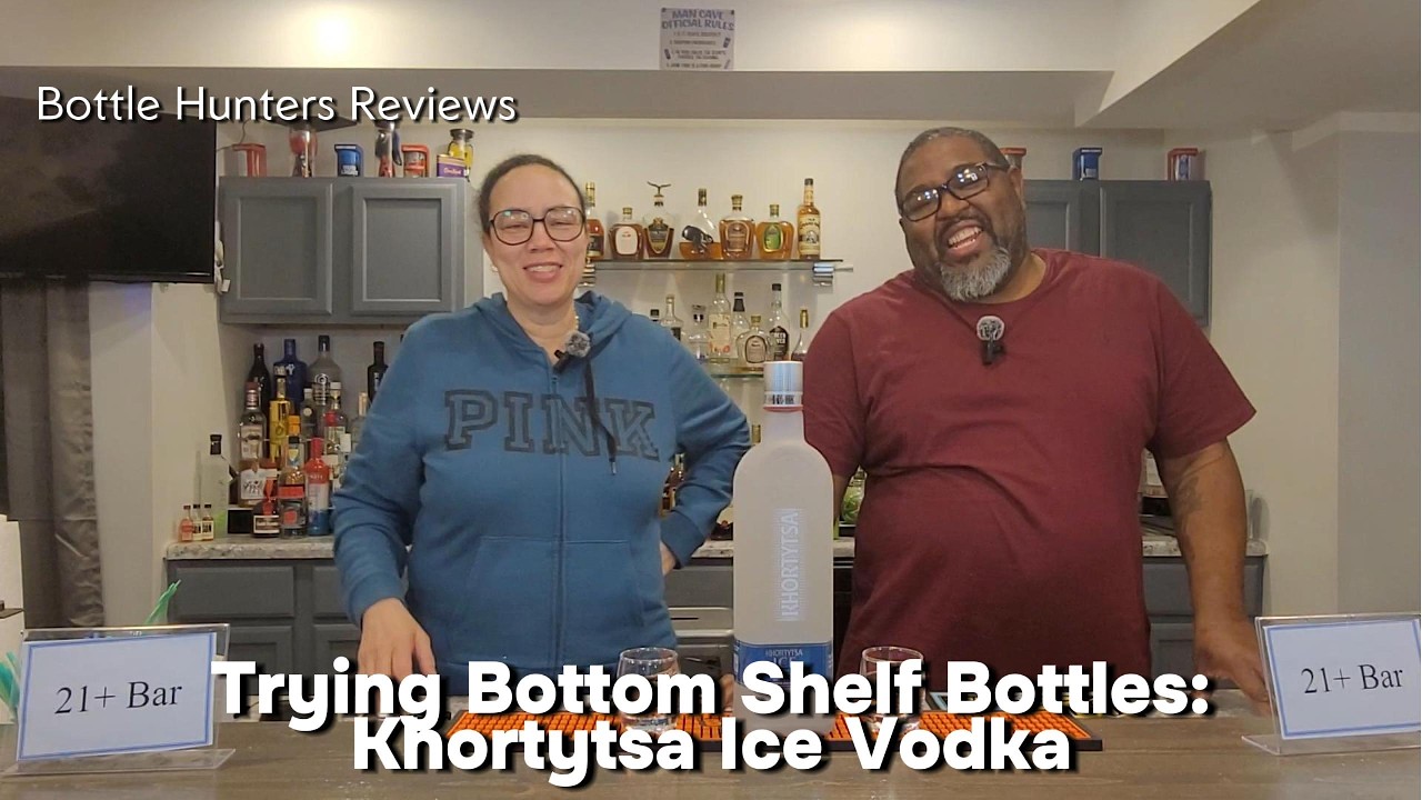 Trying Bottom Shelf Bottles: Khortytsa ICE Vodka #bottlehuntersreviews