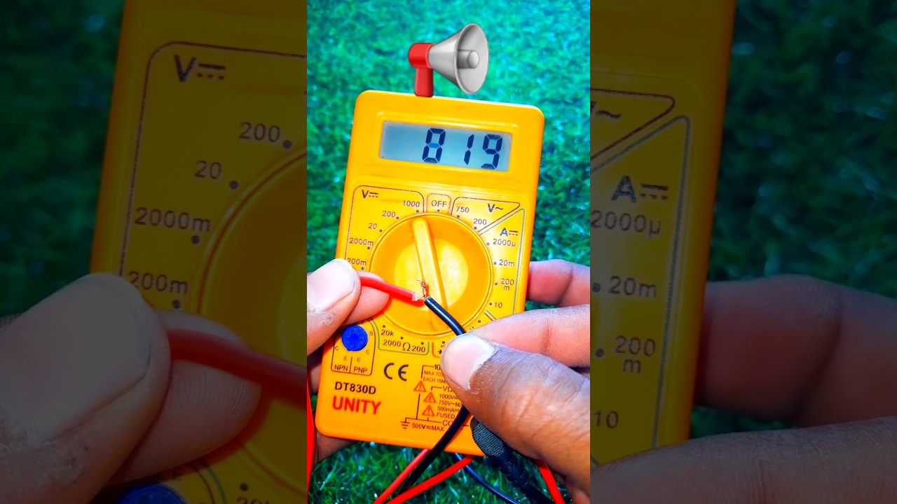 multimeter beep test 📢 