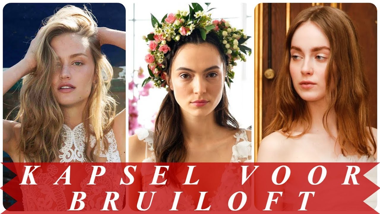 Zeer trendy bruidskapsels 2018