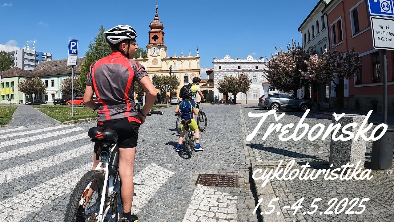 Třeboňsko - rodinná cykloturistika 1.5.2025 - 4.5..2025