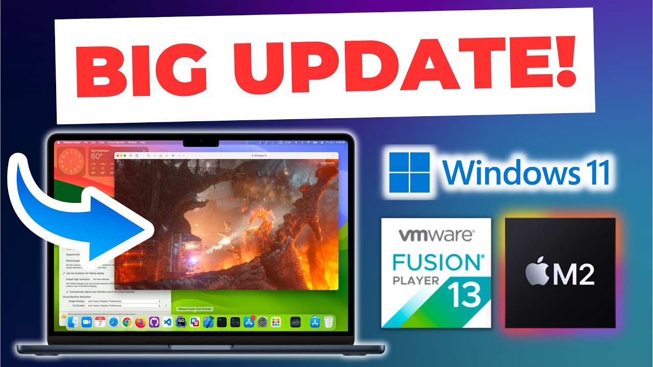 VMware НАКОНЕЦ-ТО может ИГРАТЬ на Mac и... ЭТО БЕСПЛАТНО?