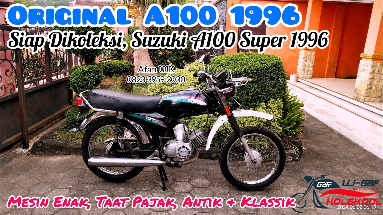 ORIGINAL SUZUKI A100 SUPER 1996, ANTIK KLASSIK, BARANG KOLEKSI BARANG SIMPANAN, PART ORIGINAL