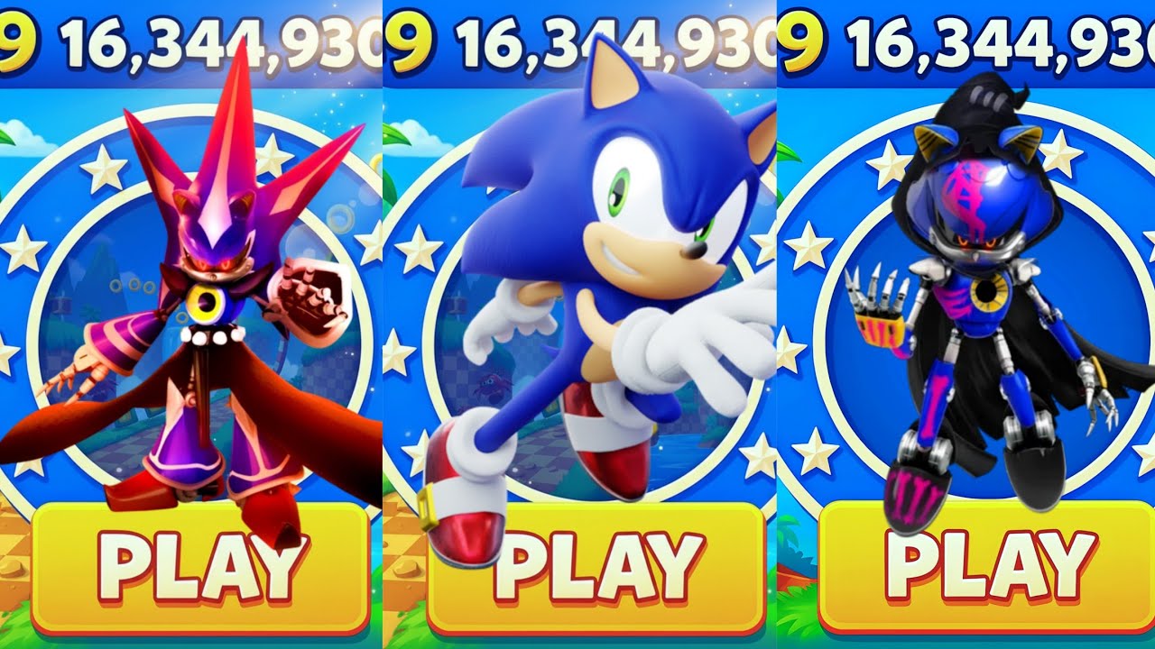 Sonic Dash - Жнец Метал Соник против Соника против Нео Метал Соника _ Фильм Соник против всех бос...