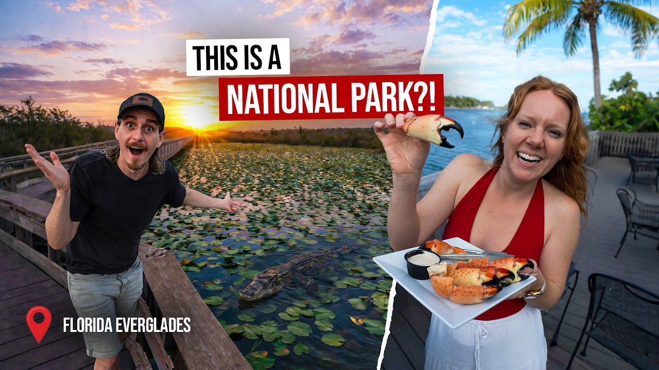48 Hours in America’s MOST UNIQUE National Park! 😍 This is the Florida Everglades