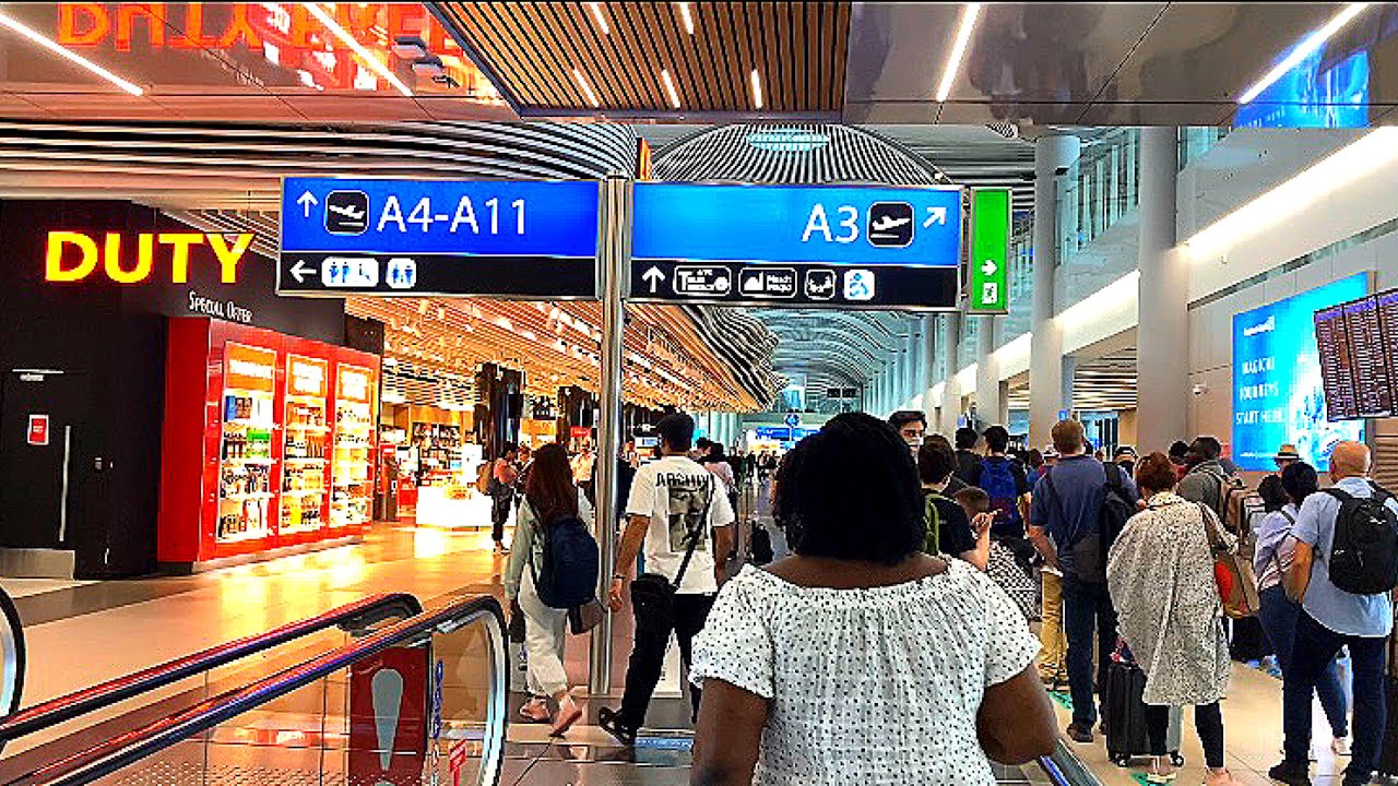 The New Istanbul Airport | Transfer Walk | Travel Vlog