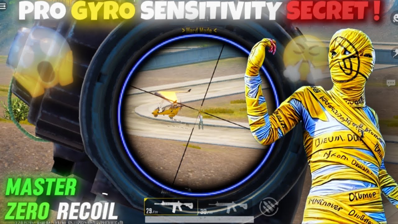 PUBG Gyroscope Sensitivity Settings 2025 - ZERO RECOIL + PERFECT AIM (Pro Tips & Tricks)