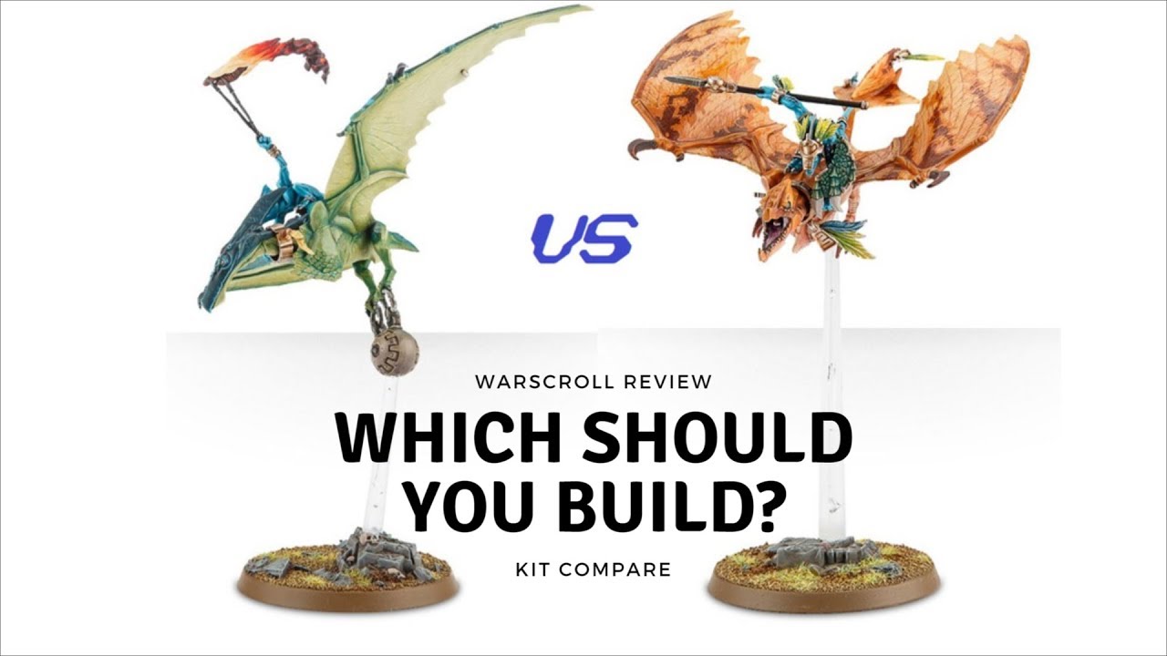 Ripperdactyls vs Terradons AoS Kit Compare