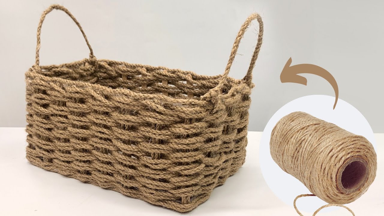 ✂️📦Why buy expensive baskets in stores when you can make it yourself ⁉️ idea from cardboard ♻️