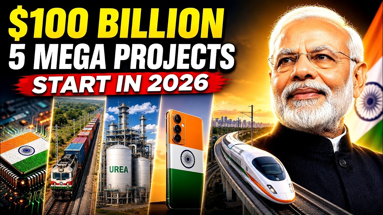 5 Mega Infrastructure Projects for India's $10 Trillion Economy