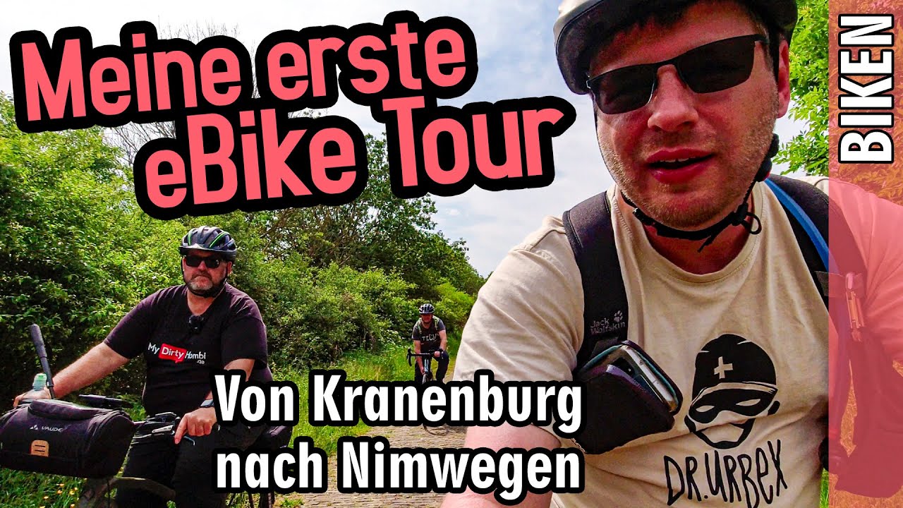 52km e-Bike Tour | Kranenburg - Nimwegen | mit Malexius und Hombi auf dem Fahrrad