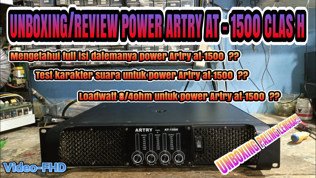 Power ARTRY AT1500 🔴 Unboxing lengkap ‼️