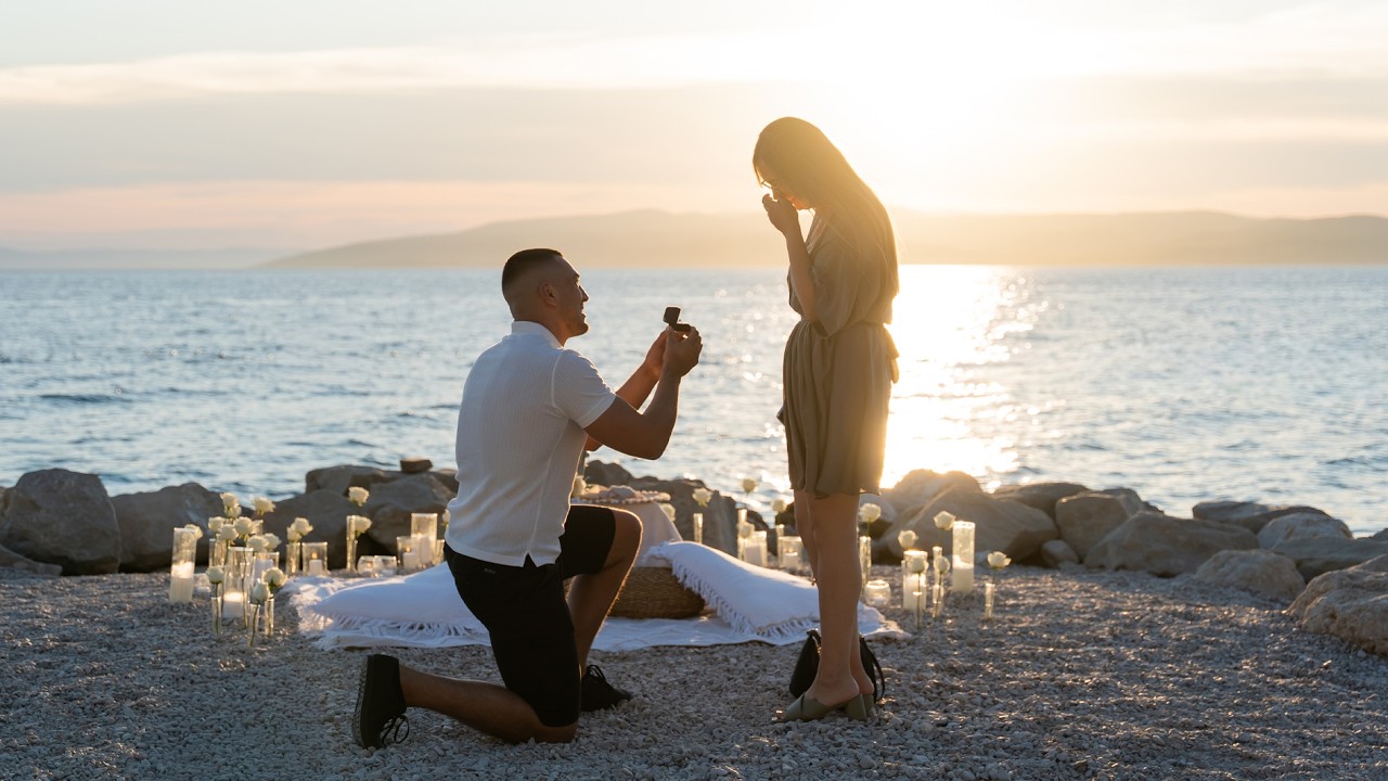 Surprise Proposal in Split - Dalmatia Croatia