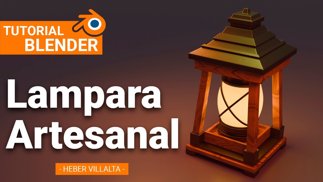 Tutorial Lampara Artesanal en Blender 4.0 - Heber Villalta
