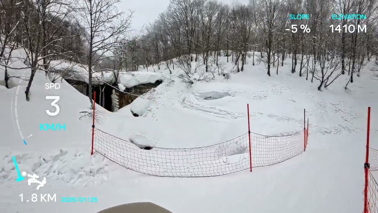 [4K]Course through the forest in TSUGAIKE MOUNTAIN RESORT Hakuba 白馬つがいけマウンテンリゾート林間コース