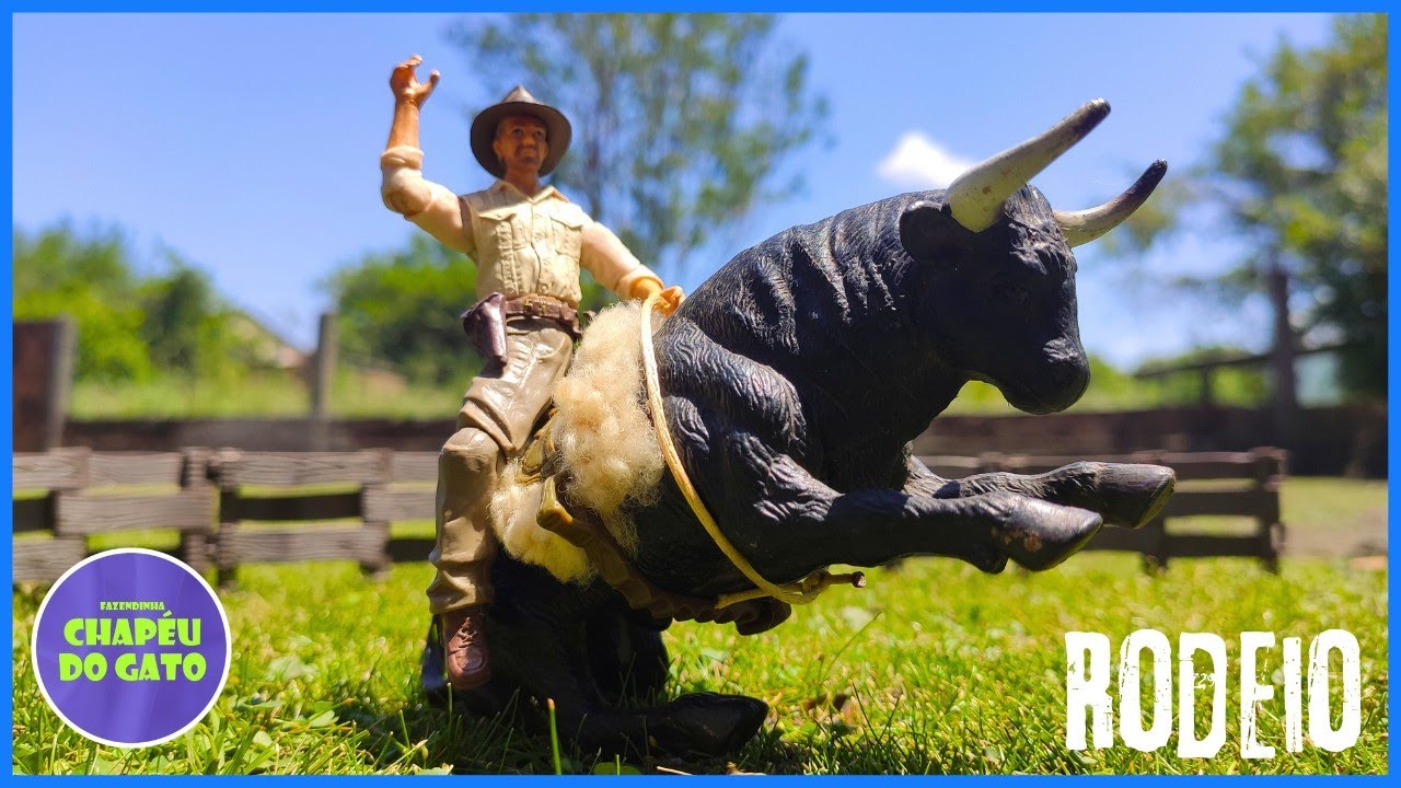 Fazenda de Brinquedo INCRÍVEL RODEIO COM TOUROS