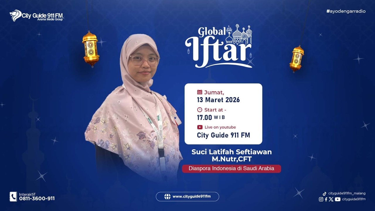 Global Iftar - DIASPORA INDONESIA DI SAUDI ARABIA (Suci Latifah Seftiawan M.NutR, CFT)