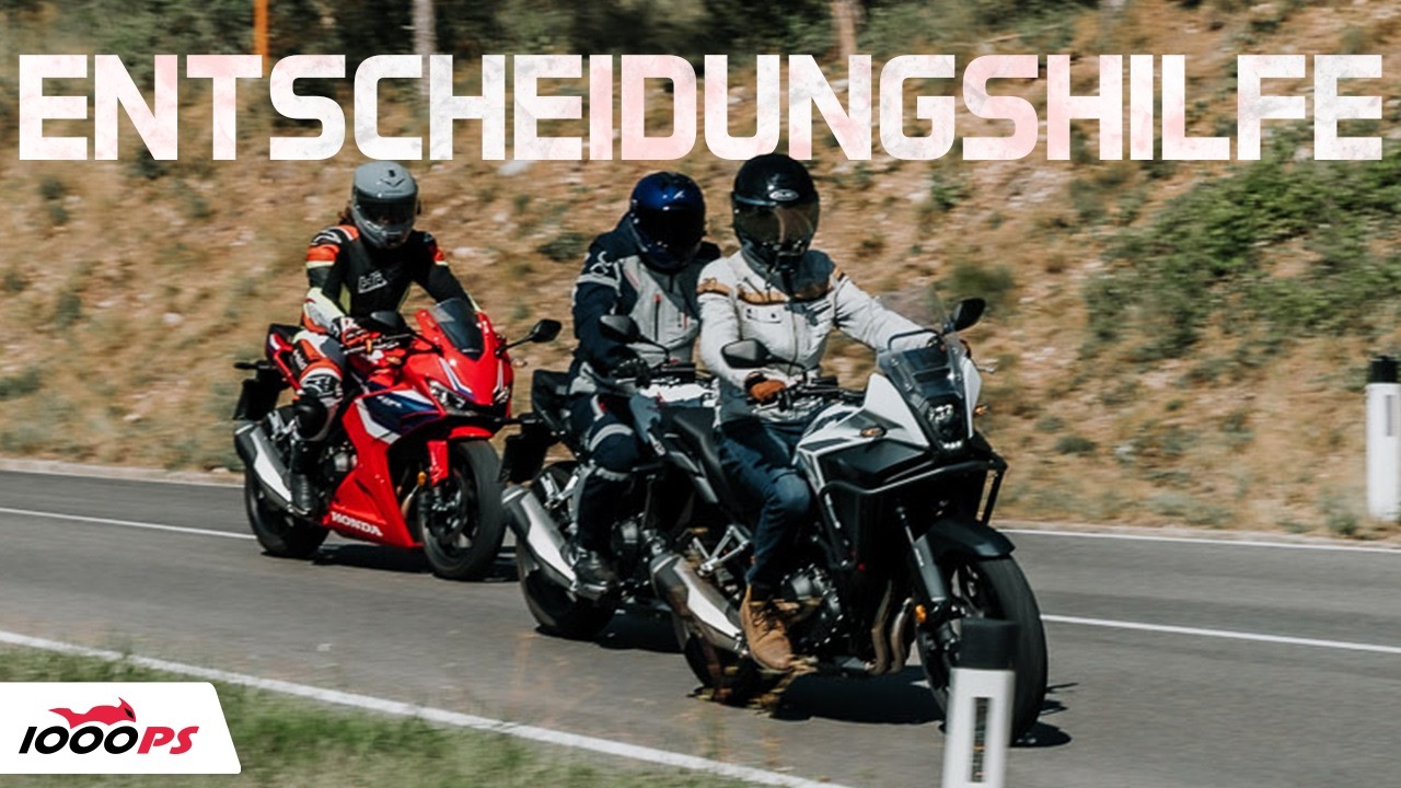 Welches Honda A2-Motorrad passt zu dir? Hornet, NX500 oder CBR500R? Kaufberatung!
