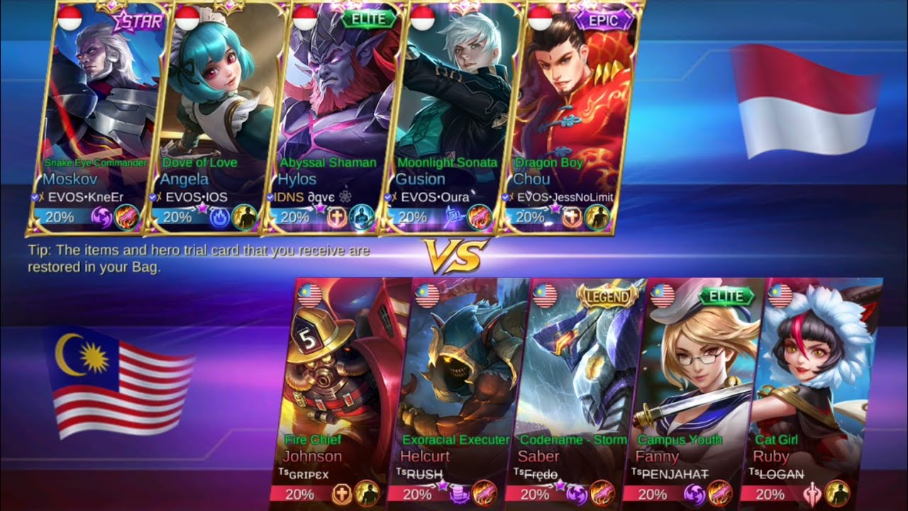 [NEW] EVOS 🇮🇩 vs TEAM SAIYAN 🇲🇾 [RANKED MATCH]