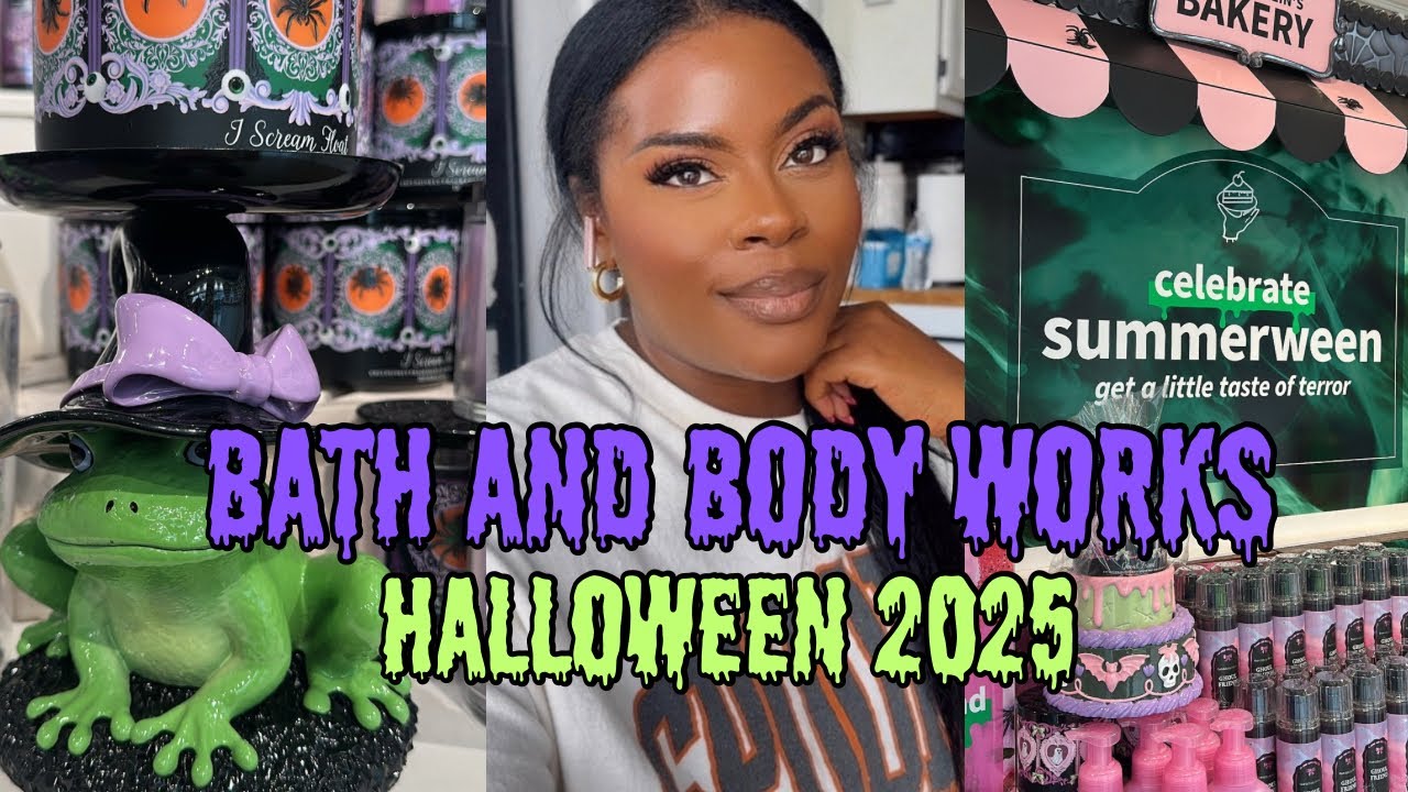 BATH AND BODY WORKS HALLOWEEN 2025💚💜🐸🎀