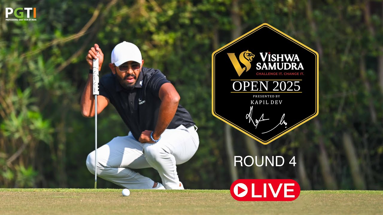Round 4 Live Telecast | Vishwa Samudra Open 2025 | Delhi Golf Club | PGTI | Golf in India