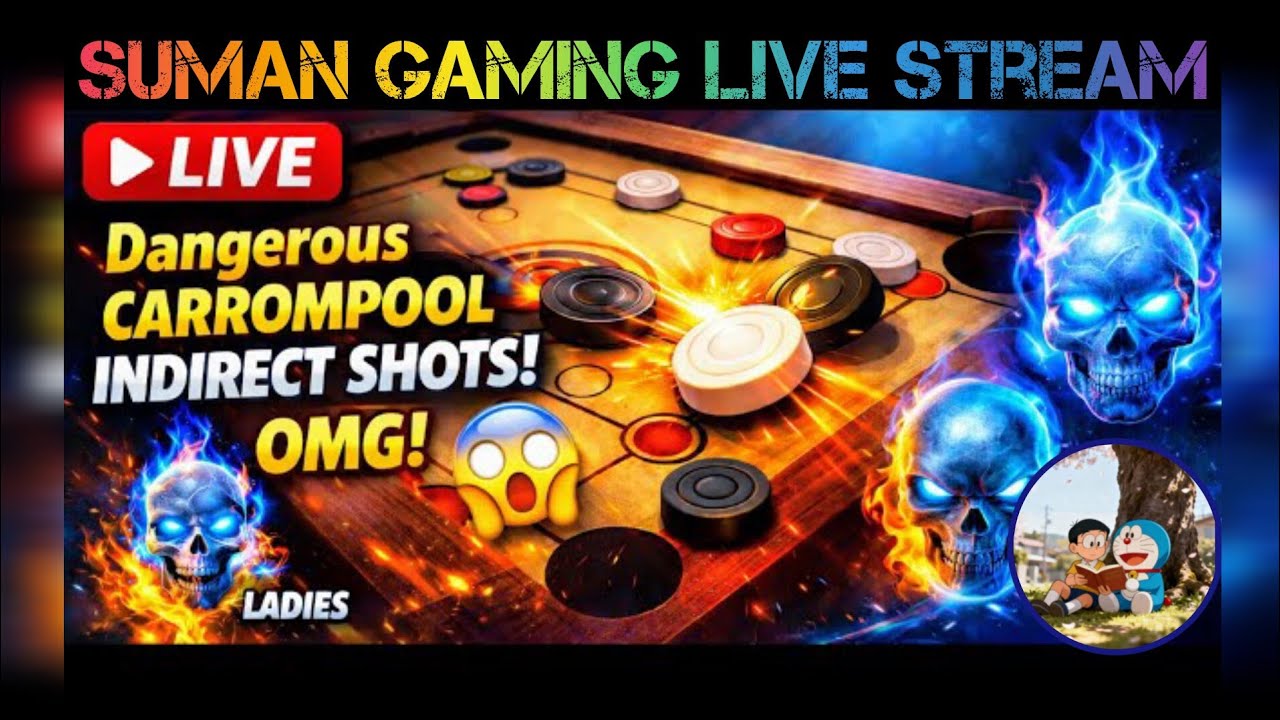 SUMAN=GAMING  is live!SUMAN GAMING – Carrom Pool Live