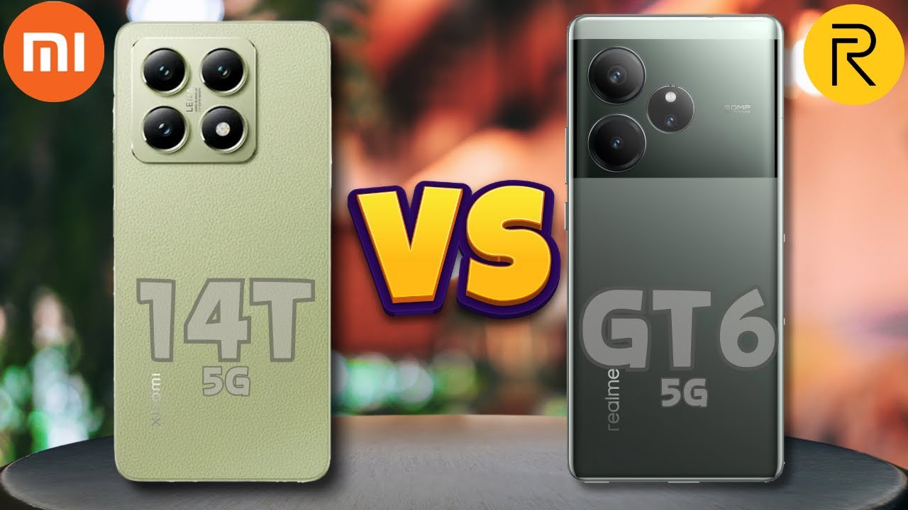 XIAOMI 14T VS REALME GT 6 | FULL COMPARISON 🔥