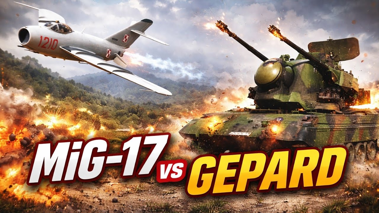 МиГ против Гепарда: радиолокационная точность, ручное резервирование: система прицеливания Гепард...