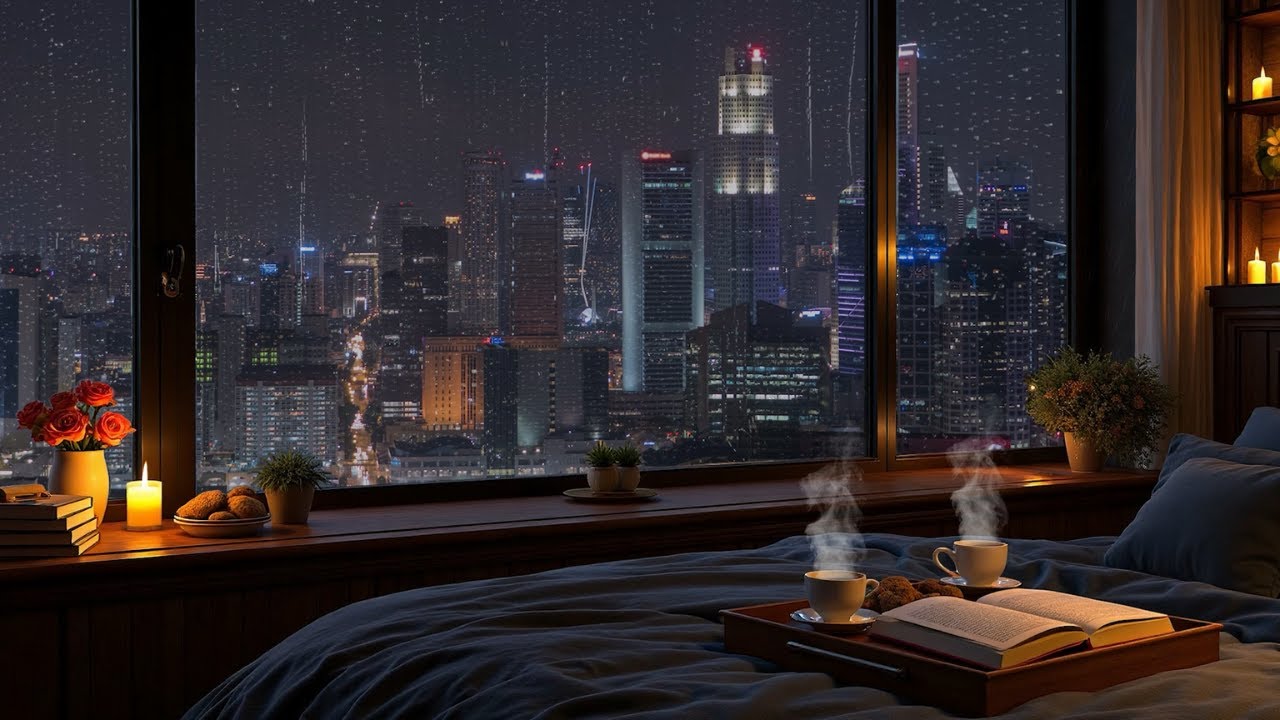 Rain and Gentle Piano Music for Deep Sleep – Relieve Stress, Ease Insomnia, Calm the Mind