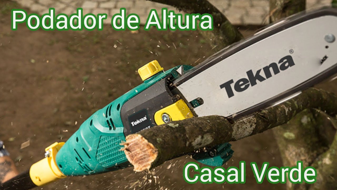 Podador de Altura da Tekna, o Bicho é bom viu!!!, #plantas #jardim 