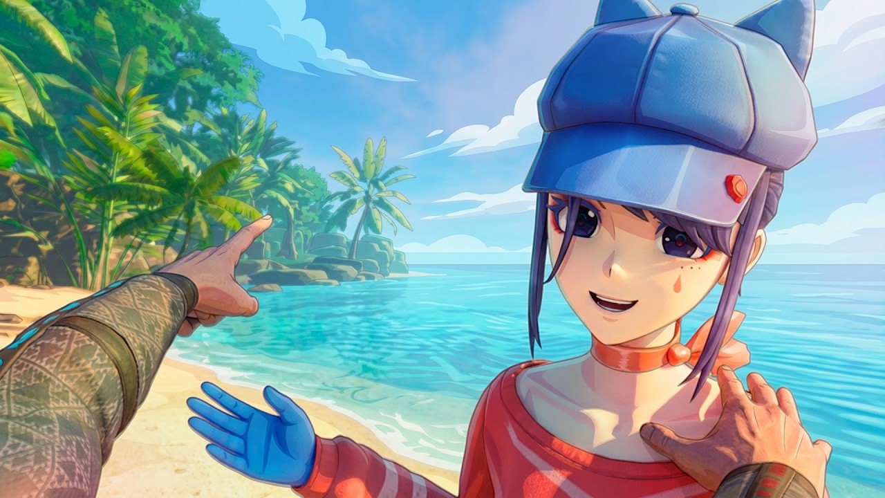 Levei a IA da Mita para a Praia 🌊 no Miside em Realidade Virtual 🏝️