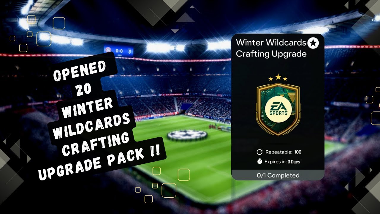 Opened 20 Winter Wildcards Crafting Upgrade Pack Expecting.... !! | EA Sports FC 24