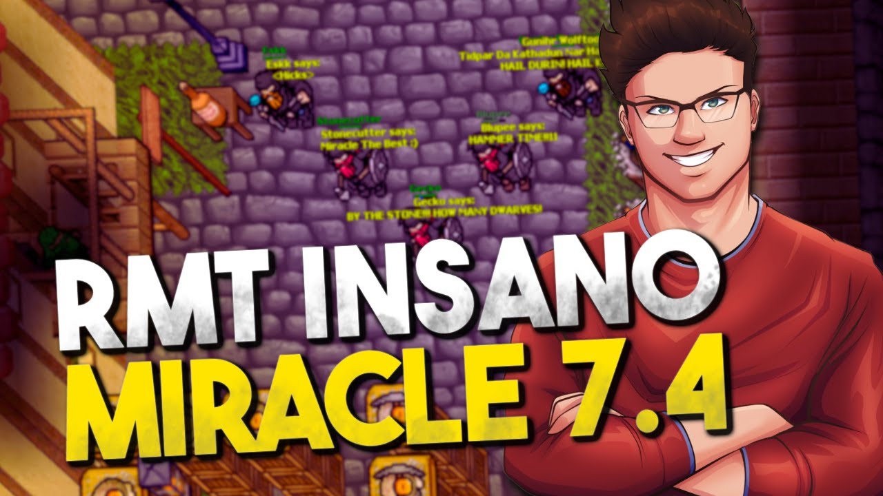Começando bem no Miracle74 - Tibia 7.4