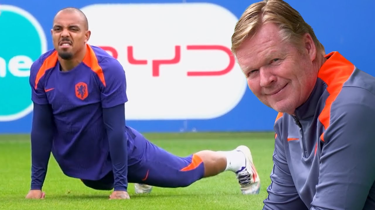 ALL SMILES in Netherlands training ahead of Türkiye Euro 2024 quarter-final 😁