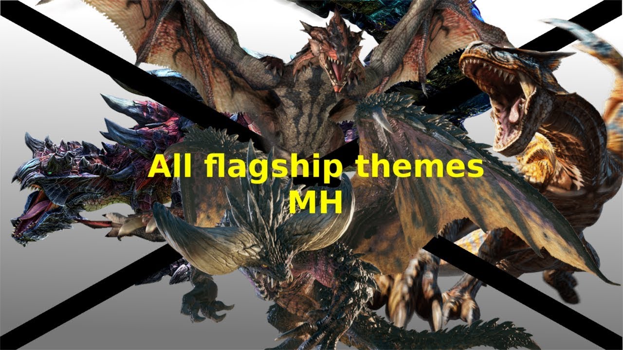 Monster Hunter | All Flagship monsters themes | [MH1 - MHWorld]