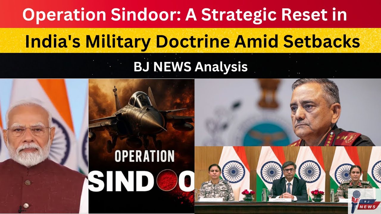 Operation Sindoor: A Strategic Reset in India's Military Doctrine Amid Setbacks and Success
