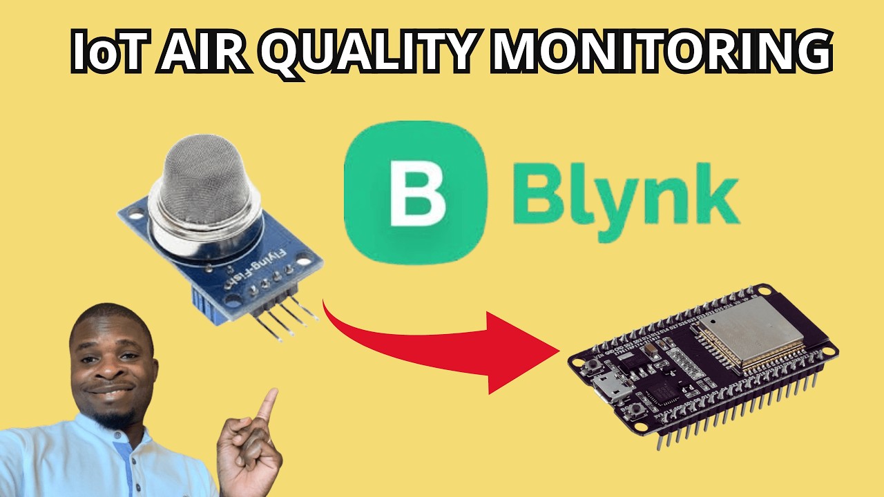 ESP32 Tutorial 3: Air Quality Monitoring with ESP32 using Blynk IoT Cloud