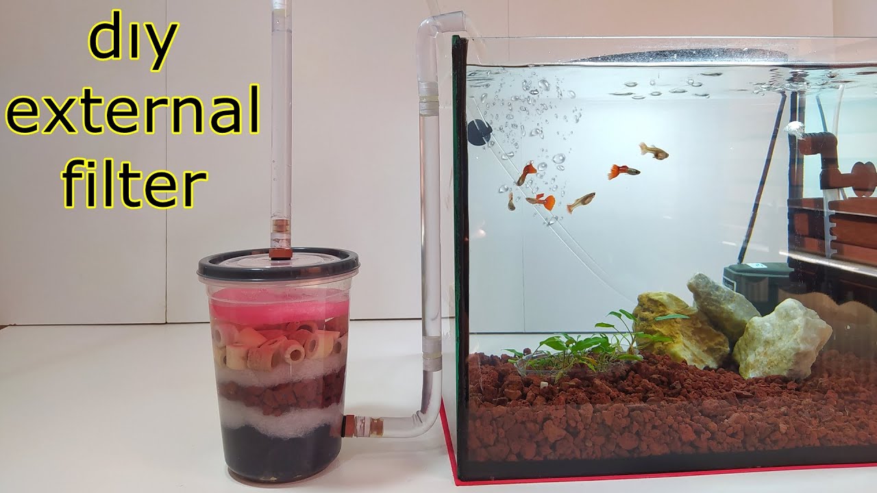 Plastik Kutu ve Borularla Harika Bir Dış Filtre Yapımı | Sorunsuz ve Ucuz
