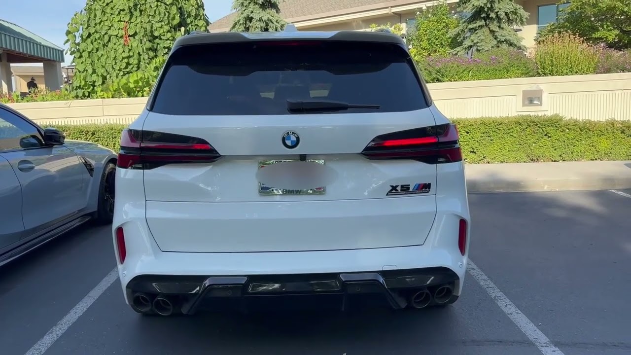 BMW X5 Competition Cold Start Exhaust Note Sound - Stock