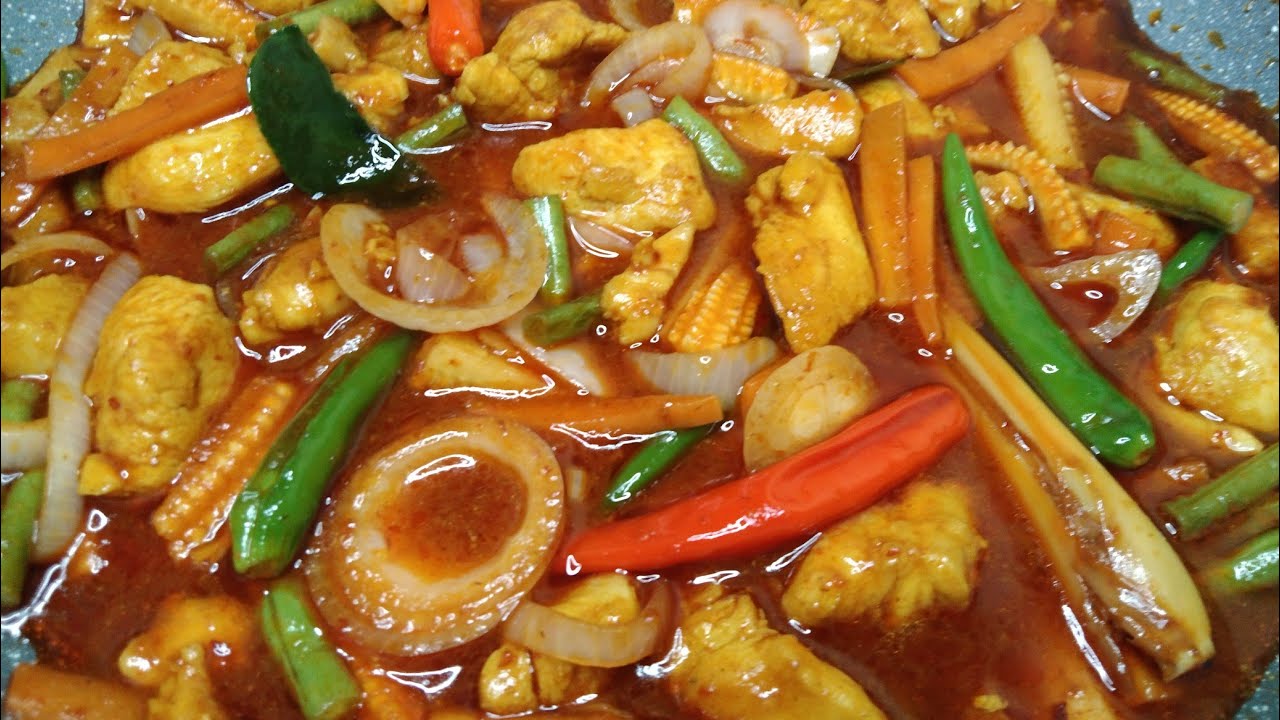 Paprik Ayam Ala Thai ❗Rasa Macam Makan Dekat Kedai Thai ❗