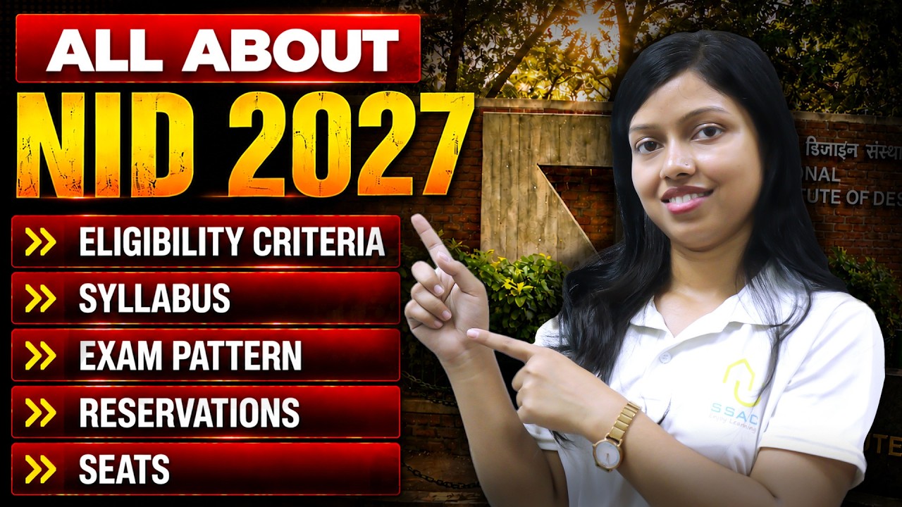 NID 2027 Full Details Explained 🔥| Eligibility, Syllabus, Exam Date, Reservation & Seats