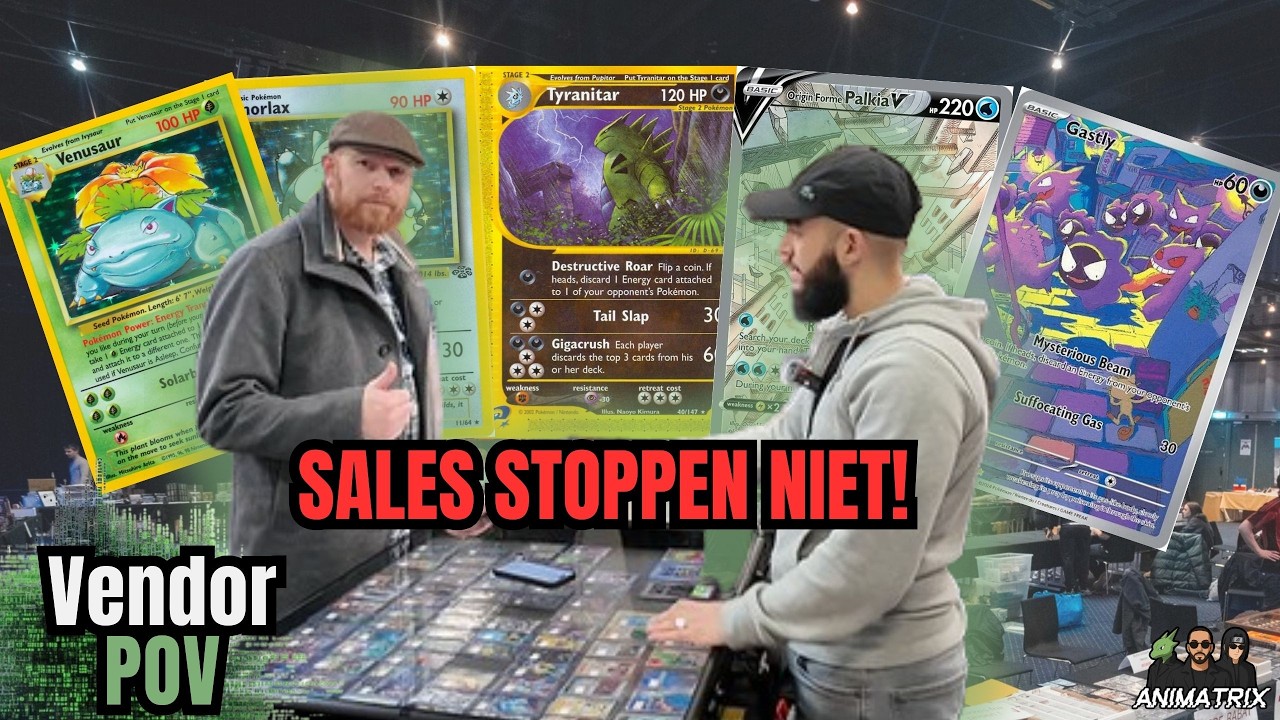 KAARTEN VLOGEN WEG 💸IN RIJSWIJK 🤯 | Vendor POV #9 #pokemon #vendor #pov
