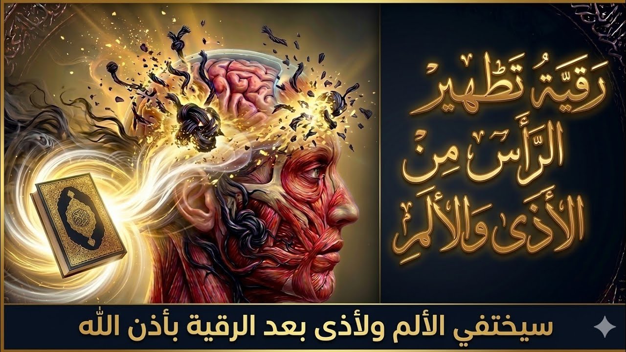 رقية مركزه لتطهير الرأس من الصداع وكل أذى | أغمض عينيك واستمع
