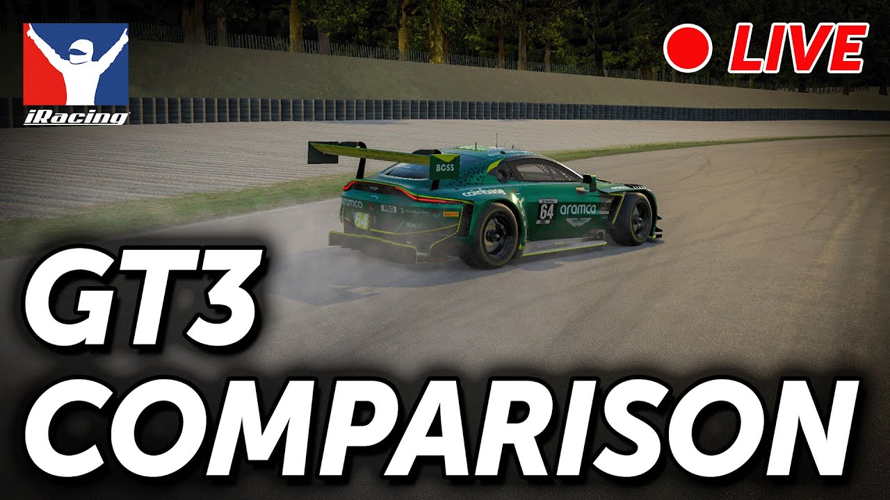 GT3 Comparison | Road America | IMSA Week 9 | PCup at Daytona after !video !discord