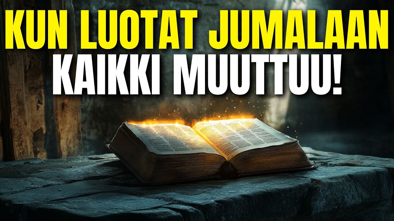 Kun annat Jumalan ohjata elämääsi, jotain uskomatonta tapahtuu!