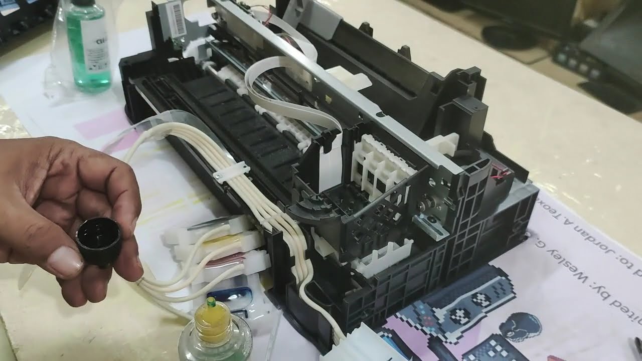 Epson L121 no blue Solved!!
