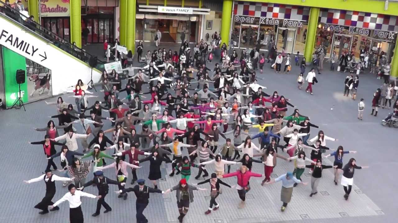 GLEE Flashmob JAPAN [2012.11.10 TOKYO-Odaiba VenusFort]