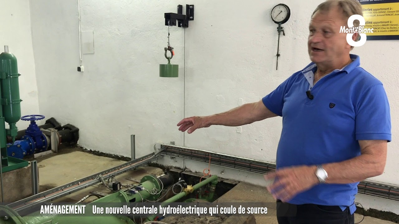 Une centrale hydroélectrique qui coule de source