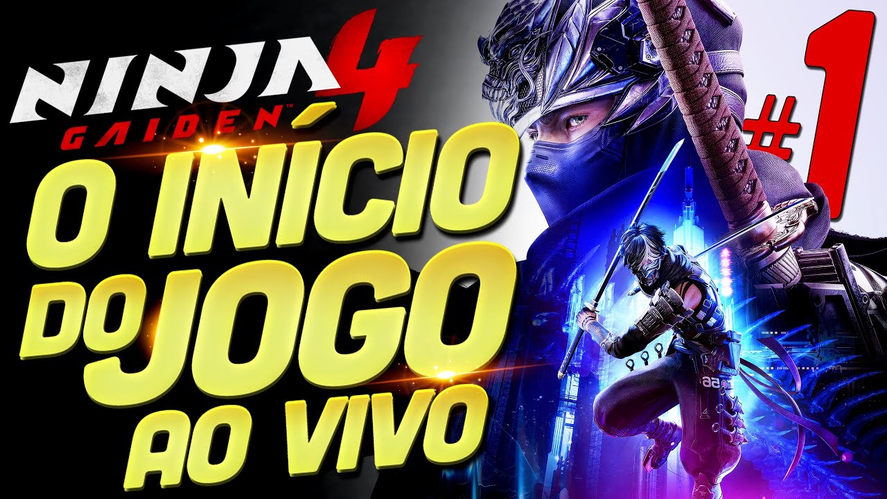 🔴 LAN&Ccedil;AMENTO!!! O INICIO DE NINJA GAIDEN 4 AO VIVO NO PS5 PRO | PARTE 1
